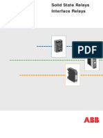 Solid State Relays Interface Relays: Technical Catalogue