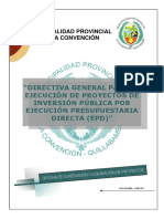 Primera Directiva PIP MPLC