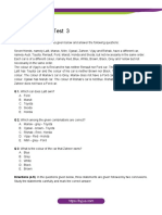 SSC CGL Mock Test 3: Directions (1-3)