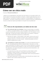 3 Formas de Ser Un Chico Malo