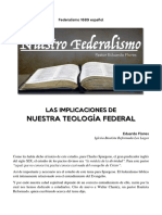 Las Implicaciones de Nuestra Teología Federal - Eduardo Flores