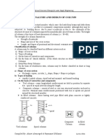 Analysis and Design of Column: Chapter Three