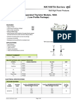 NK100TA Series: Two Separated Thyristor Module, 100A