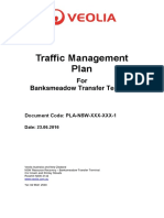 Traffic Management Plan: For Banksmeadow Transfer Terminal