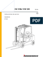 Jungheinrich EFG316, 316k, 318, 318k y 320 (Castellano 08-2004)