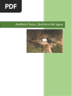 Informe de Analisis Fisico Quimico Del Agua