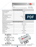 Hybrid Coupler Model: HAT0727D300S-33-SW: Electrical Specifications