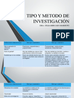 Tipo y Metodo de Investigacion