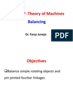 ME 3507: Theory of Machines: Balancing