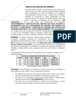 2.0 Documento de Donacion de Terreno para RESERVORIO 01-GENERAL