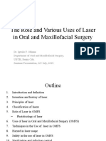 The Role and Various Uses of Laser in Oral and Maxillofacial Surgery