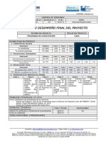 EGPR - 560 - 06 - Informe de Desempeño Final Del Proyecto