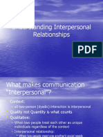 Understanding Interpersonal Relationships