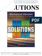 Solutions: Solutions Manual For Mechanical Vibration Analysis Uncertainties and Control 3Rd Edition Benaroya