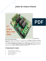 Bouclier de Pilote de Moteur Arduino Bricolage