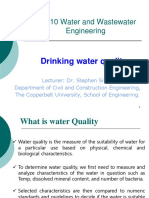 By DR SIWILA DRINKING WATER QUALITY - STUDENT VERSION