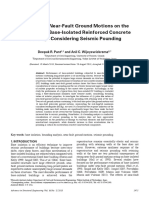 Influence of Near-Fault Ground Motions On The Response of Base-Isolated Reinforced Concrete Buildings Considering Seismic Pounding