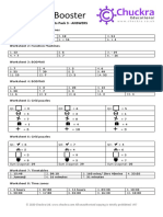 Core Skills Booster: Numerical & NVR Worksheets Pack 3 - ANSWERS