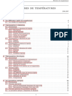 Mesures de Températures