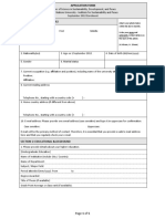 Section 1: Applicant Details: Page 1 of 5