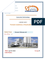 2 - Normal Consistency of Hydraulic Cement