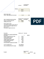 Cladding System Pricing Rough Estimate