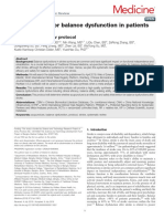 Acupuncture For Balance Dysfunction in Patients With Stroke