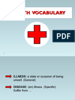 Health Vocabulary