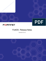 Fortios v6.4.3 Release Notes