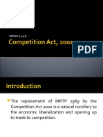 Competition Act, 2002