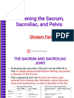 Screening The Sacrum, Sacroiliac, and Pelvis