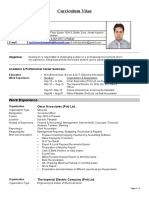 Curriculum Vitae: Muhammad Zeeshan