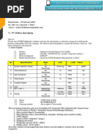 LOI For PT. Kideco Jaya Gung