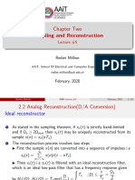 Chapter Two Sampling and Reconstruction: Lecture #5