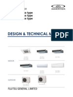 Fujitsu AOU24RLXFZ Indoor Design and Technical Manual