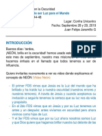 Mensaje - La Misión de Ser Luz para El Mundo - HCH 13 - 44-48 v.2