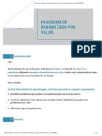 Passagem de Parametro Por Valor