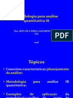 Metodologia para Análise Quantitativa IR