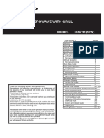 Flatbed Microwave With Grill: Operation Manual and Cooking Guide