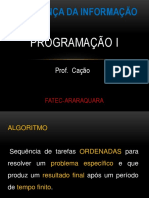 1 - Pseudocodigo e Variáveis