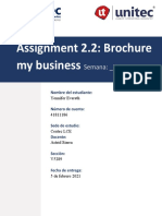 Assignment 2.2 Brochure My Business