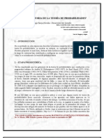 Sobre La Historia de La Teoria de Probabilidades