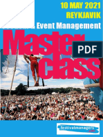 Festival & Event Management: Master Class