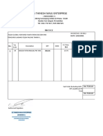 Palong Timur 6 Invoice Bulan 1