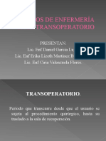 Transoperatorio Exposicion