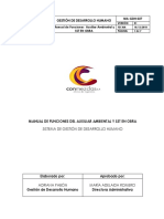 MA-GDH-028 Manual de Funciones Auxiliar Ambiental y SST en Obra