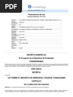 Ley - LEY SOBRE EL IMPUESTO DE HERENCIAS, LEGADOS Y DONA - 05-01-1948.