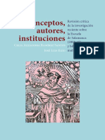 Conceptos Autores Instituciones Revision