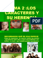 Tema 2. Los Caracteres y Su Herencia