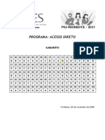 Surce 2021 - Acesso Direto 2021 Gabarito